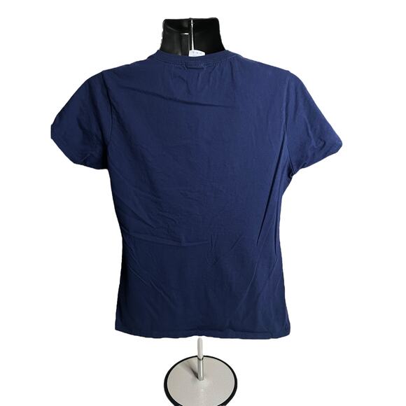 Just a Girl Who Loves Anime and Sketching Graphic T-Shirt – Navy Blue Size Large - Picture 2 of 9